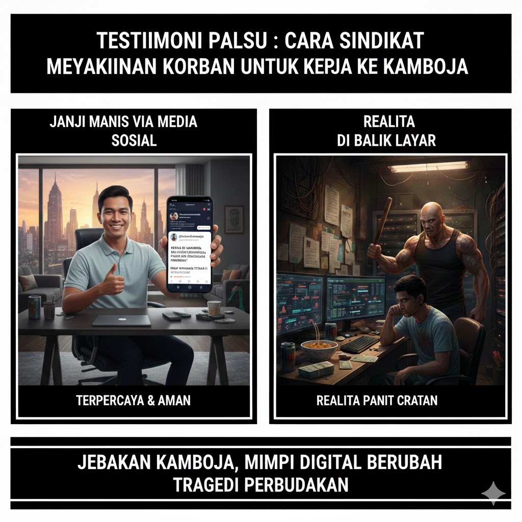 Testimoni Palsu: Cara Sindikat Meyakinkan Korban untuk Kerja ke Kamboja